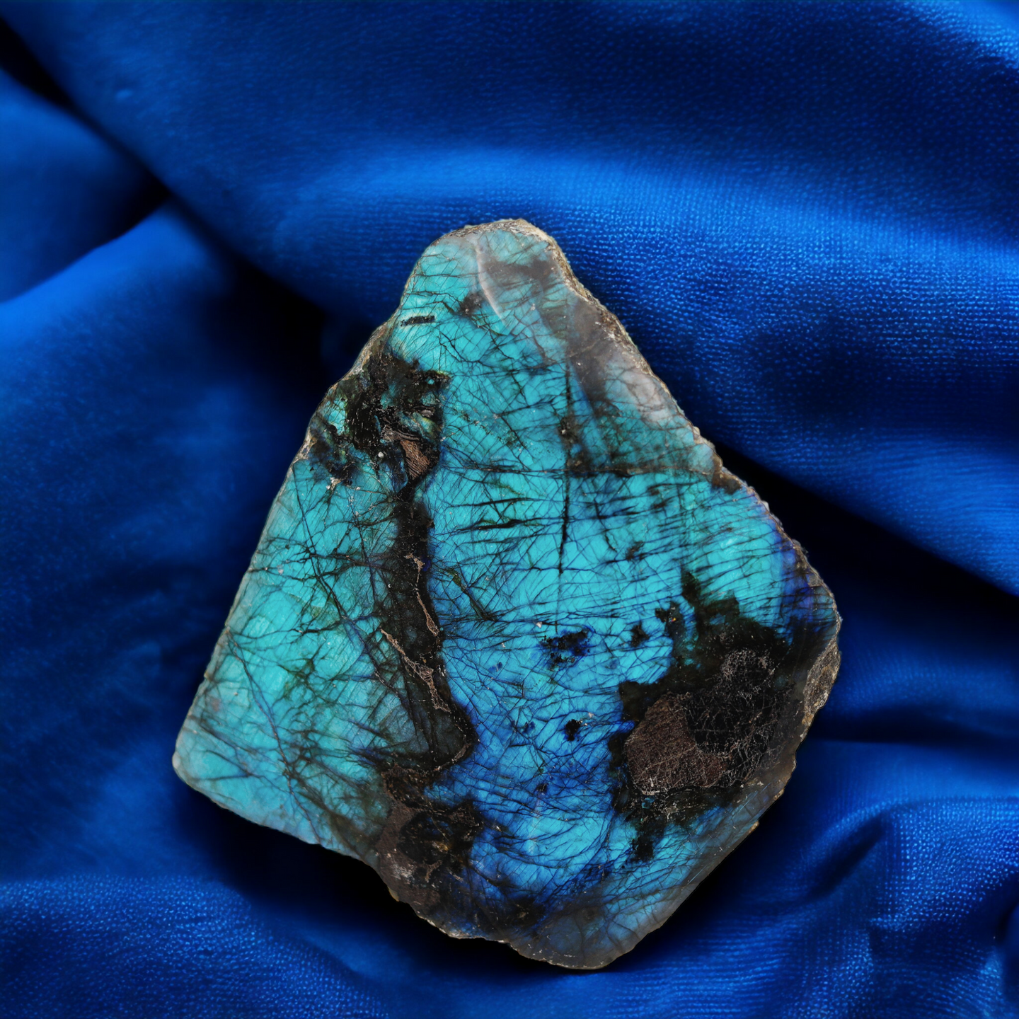Iridescent Silver Blue Labradorite | Madagascar