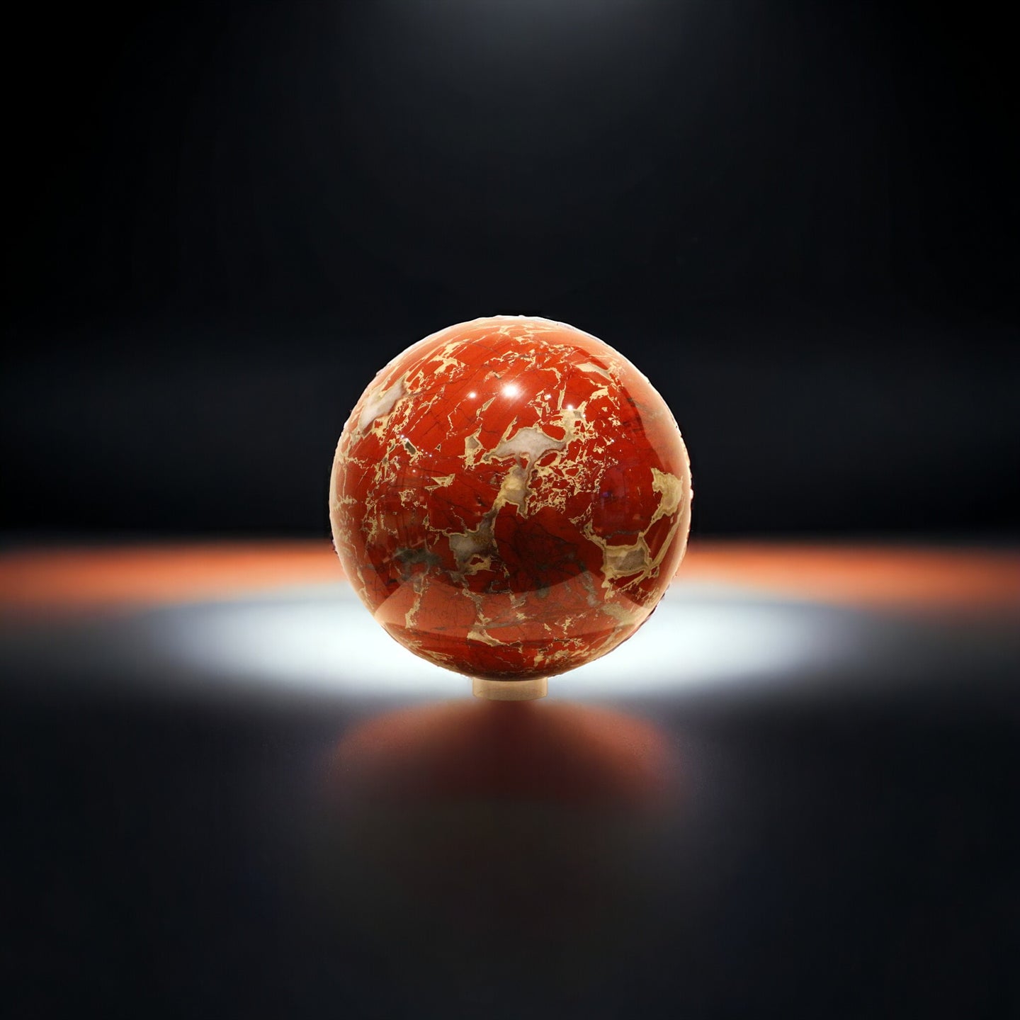 Large Red Jasper Sphere | South Africa
