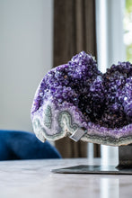 Load image into Gallery viewer, &#39;A&#39; Grade Amethyst Geode on Stand
