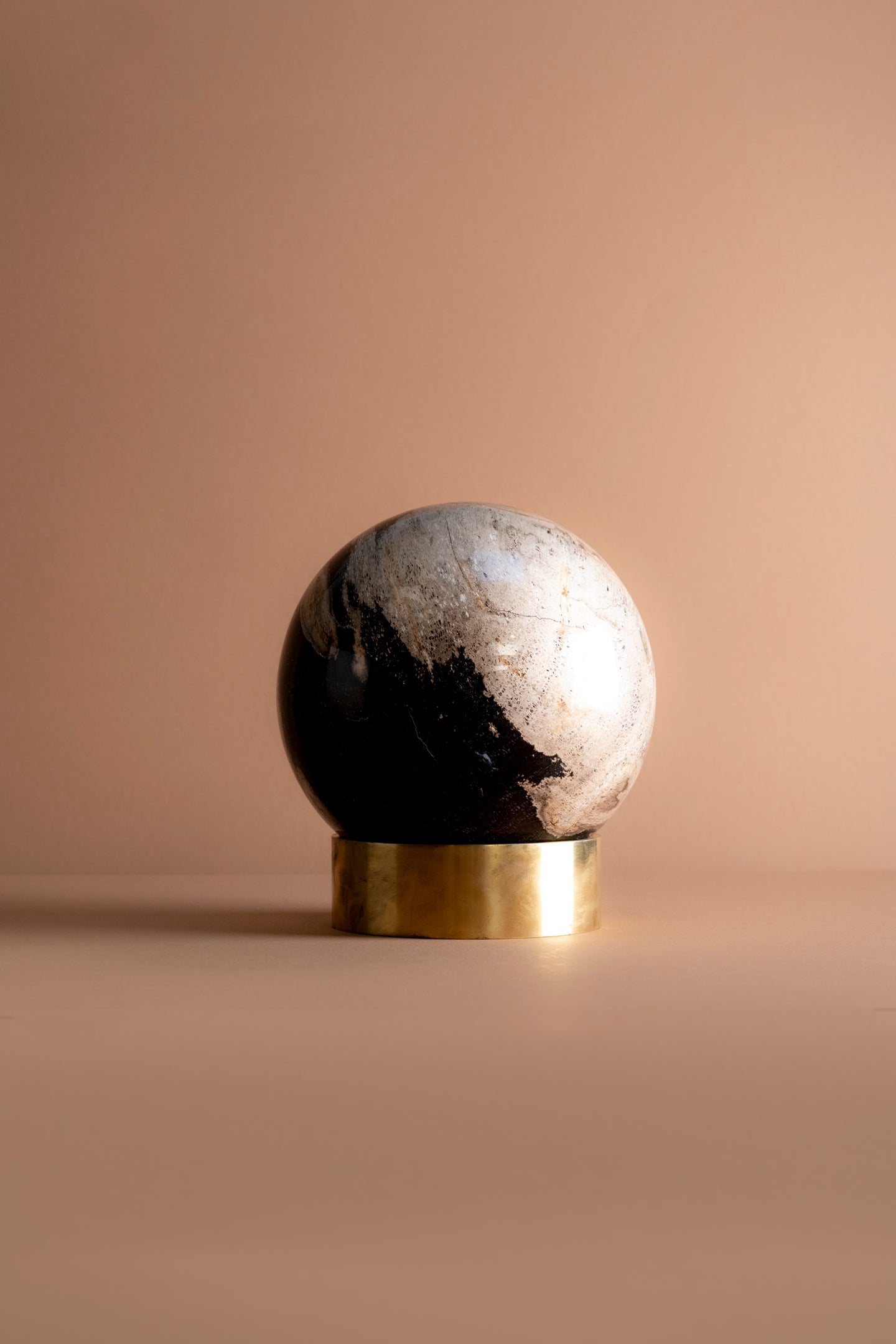 'A' Grade Petrified wood sphere