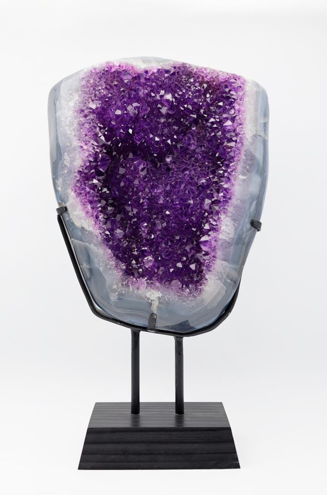 Mounted Deep Purple Amethyst | Uruguay