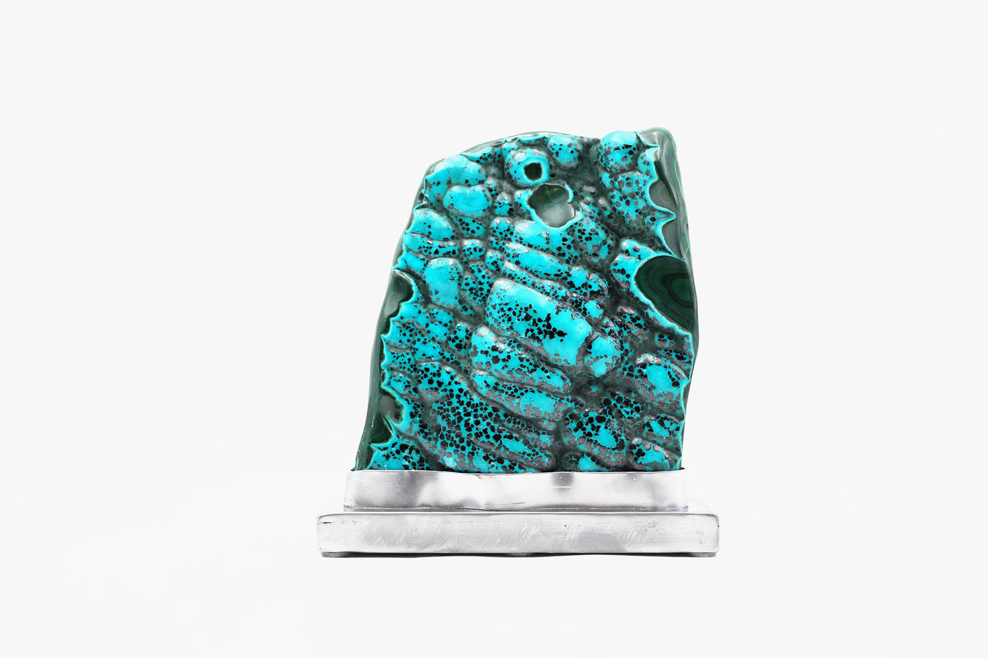 Chrysocolla & Malachite Freeform | Congo