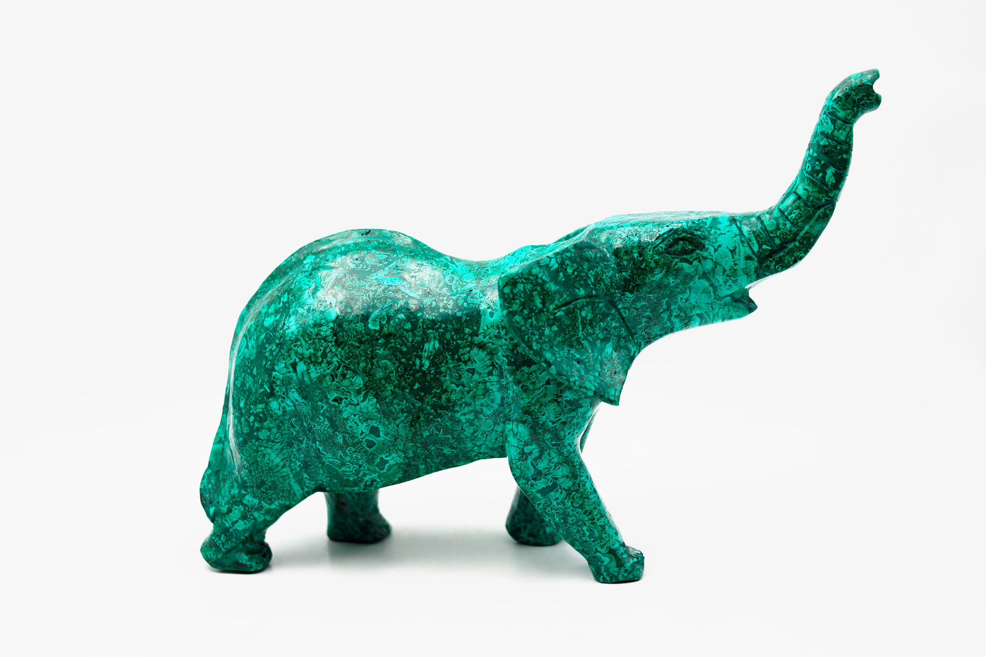 SOLD| Malachite Elephant | Congo