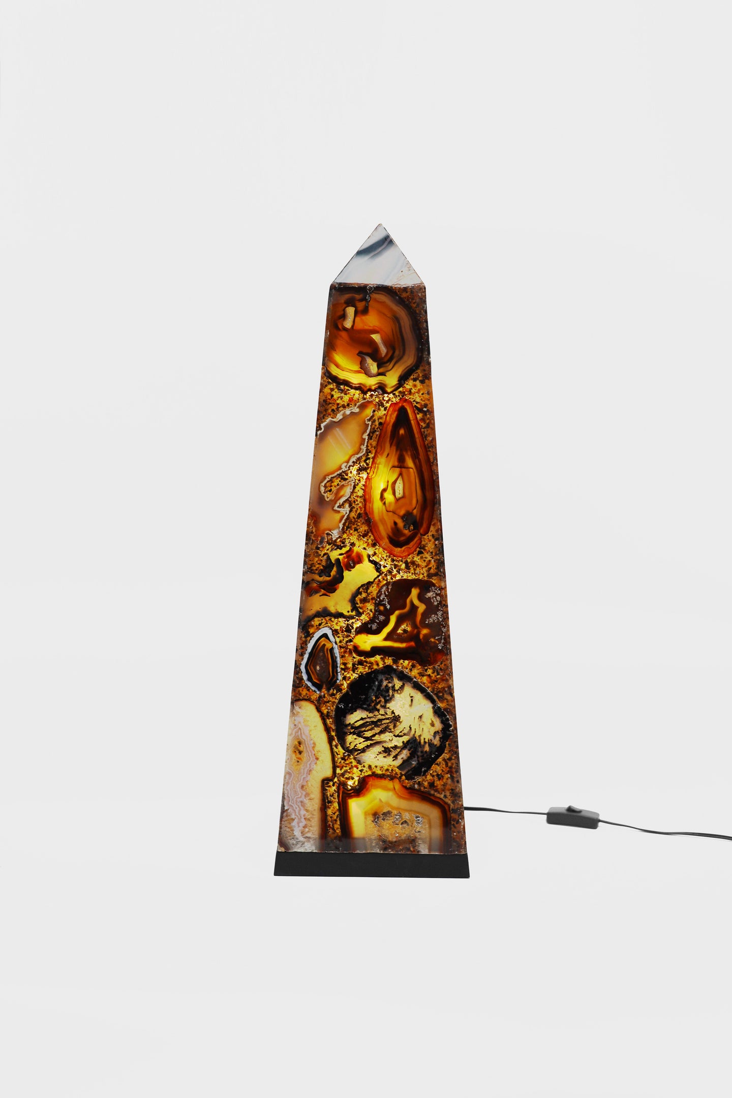 Pyramid Agate Lamp | Brazil
